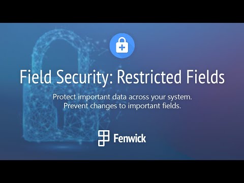 Set Restricted Fields in Field Security for Dynamics 365 Business Central