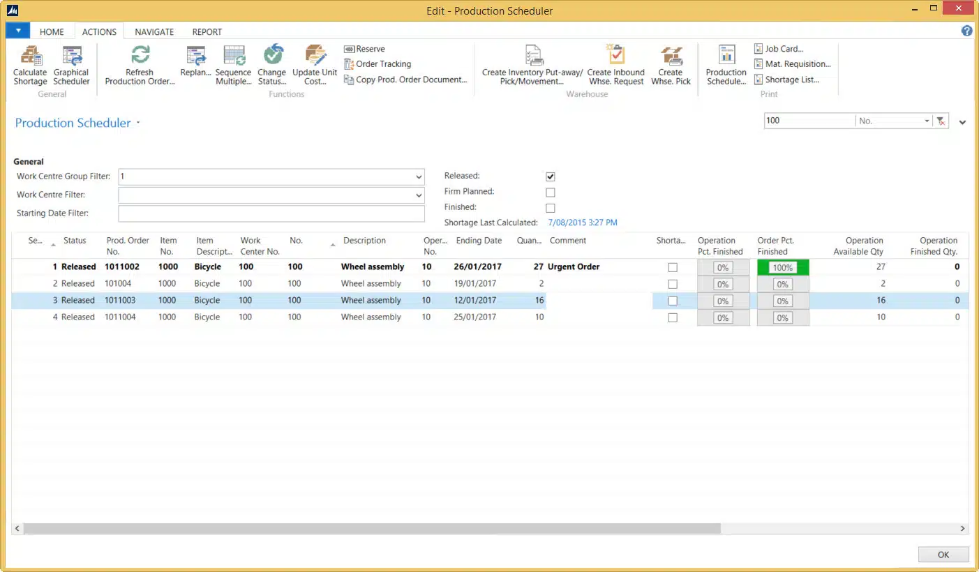 Production Scheduler
