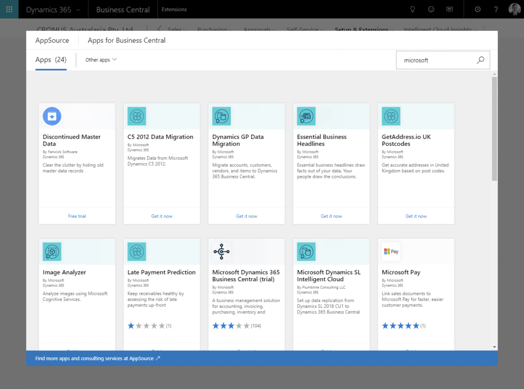 The Wonderful World of Dynamics 365 Business Central Apps - Fenwick