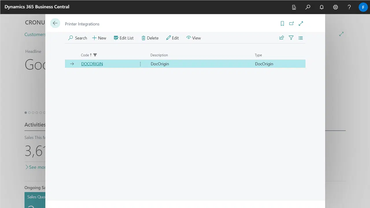 Printer-Integrations