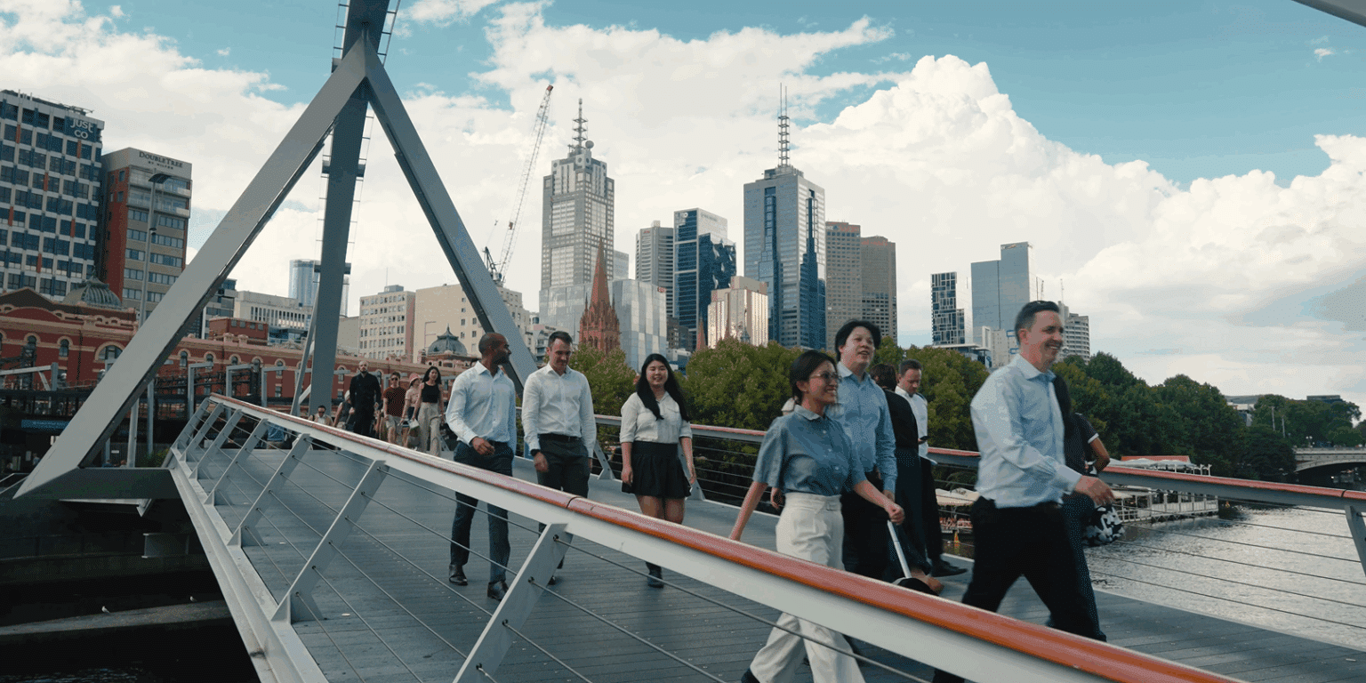 Fenwick team in Melbourne