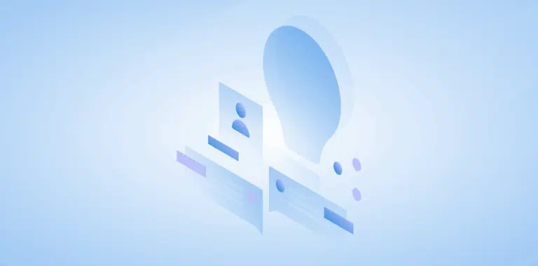 This is an image of learning cards with a light bulb in an isometric view.