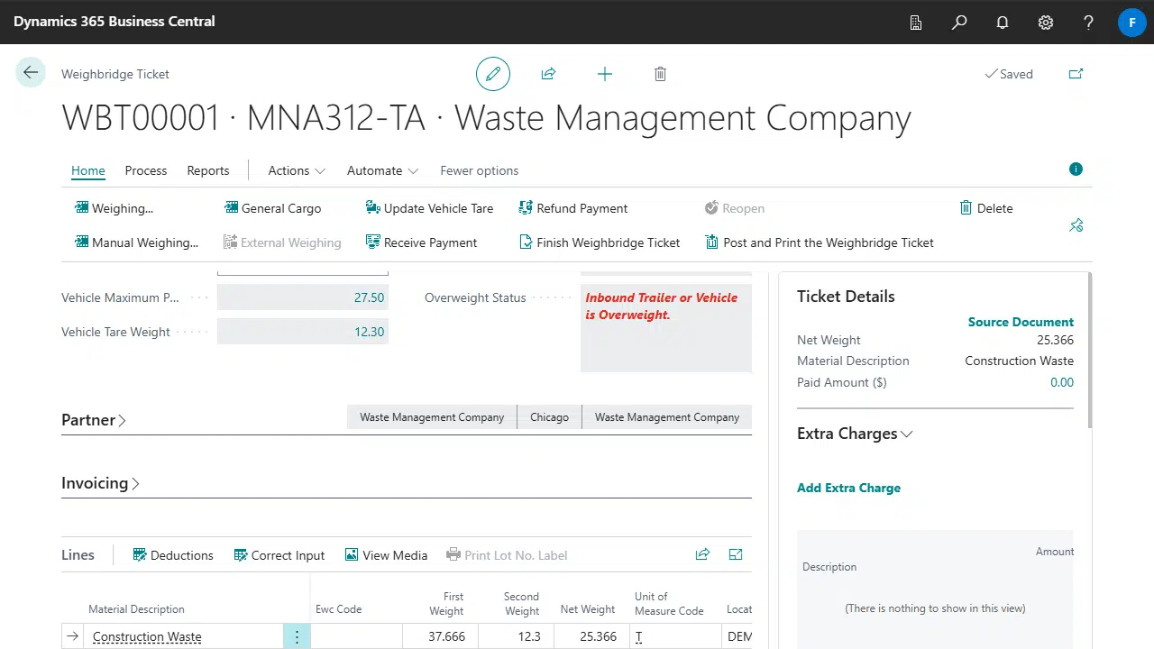 Vehicle Overweight Warning